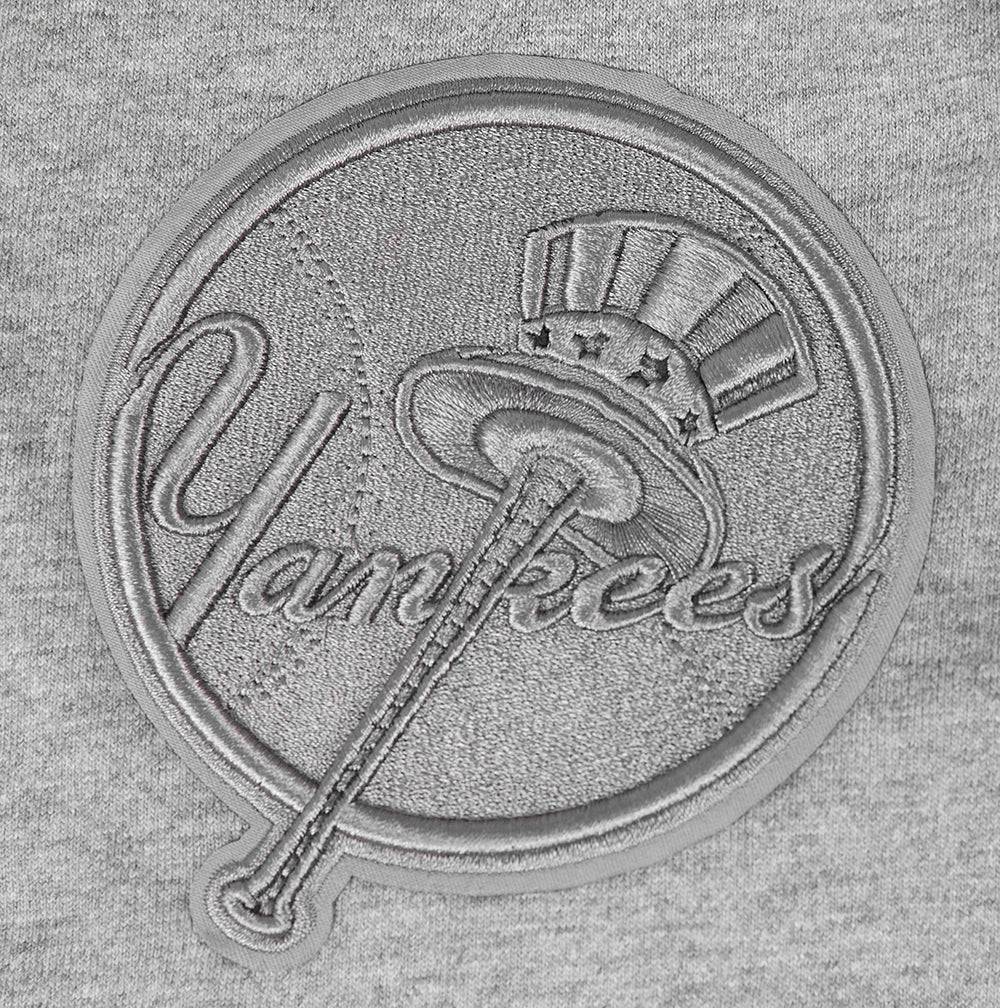 MLB NEW YORK YANKEES NEUTRAL MEN'S DROP SHOULDER TOP (DARK HEATHER GRAY)