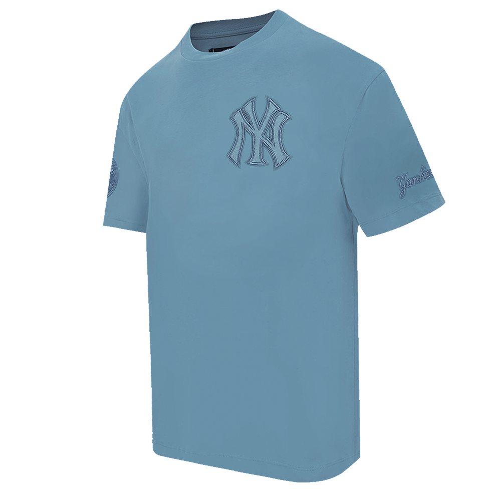 MLB NEW YORK YANKEES NEUTRAL MEN'S COTTON JERSEY DROP SHOULDER TOP (STOPL BLUE)