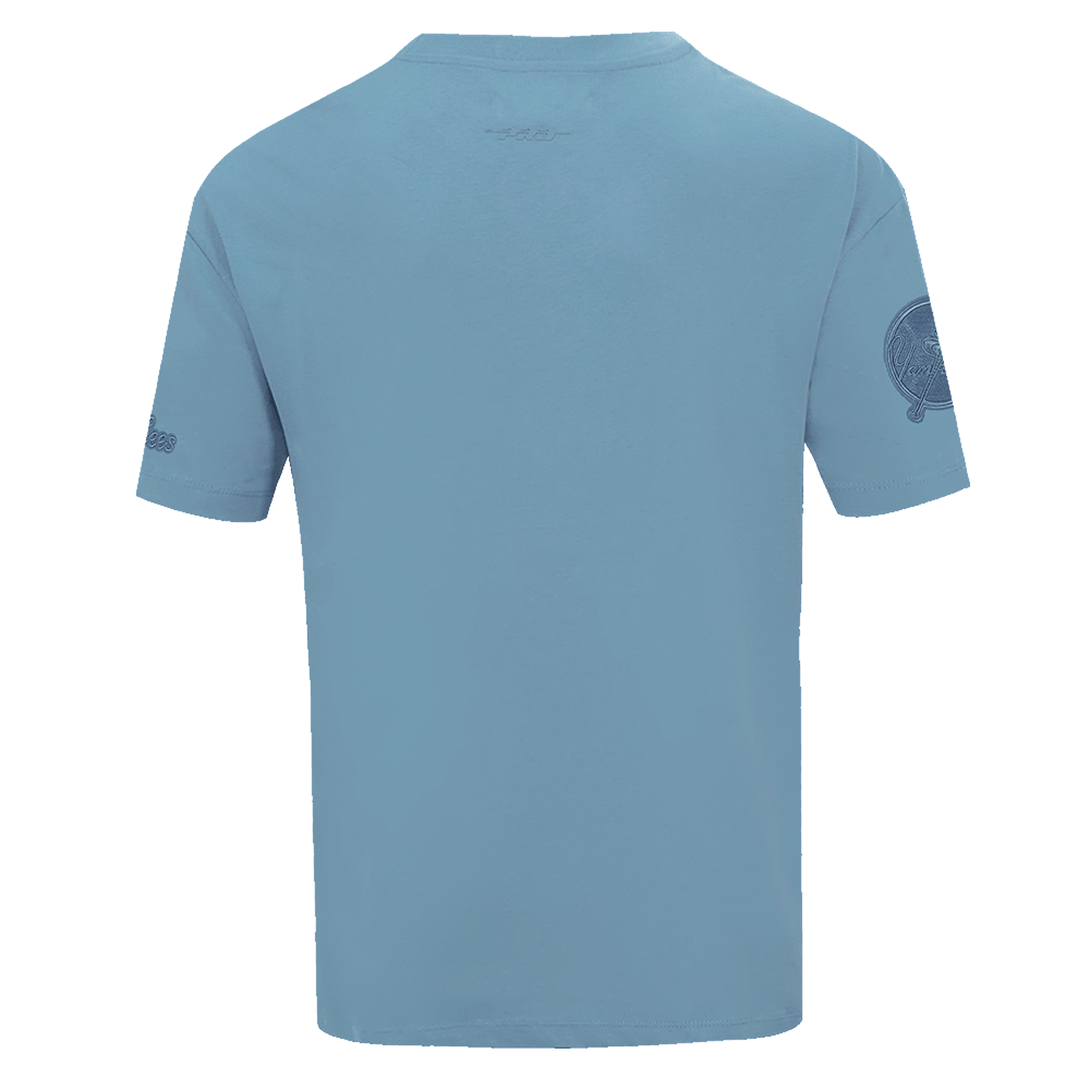MLB NEW YORK YANKEES NEUTRAL MEN'S COTTON JERSEY DROP SHOULDER TOP (STOPL BLUE)