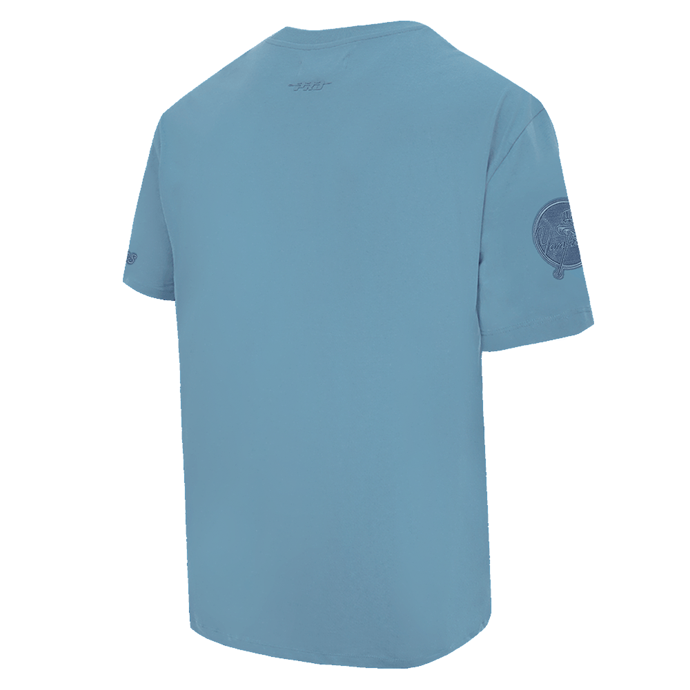 MLB NEW YORK YANKEES NEUTRAL MEN'S COTTON JERSEY DROP SHOULDER TOP (STOPL BLUE)