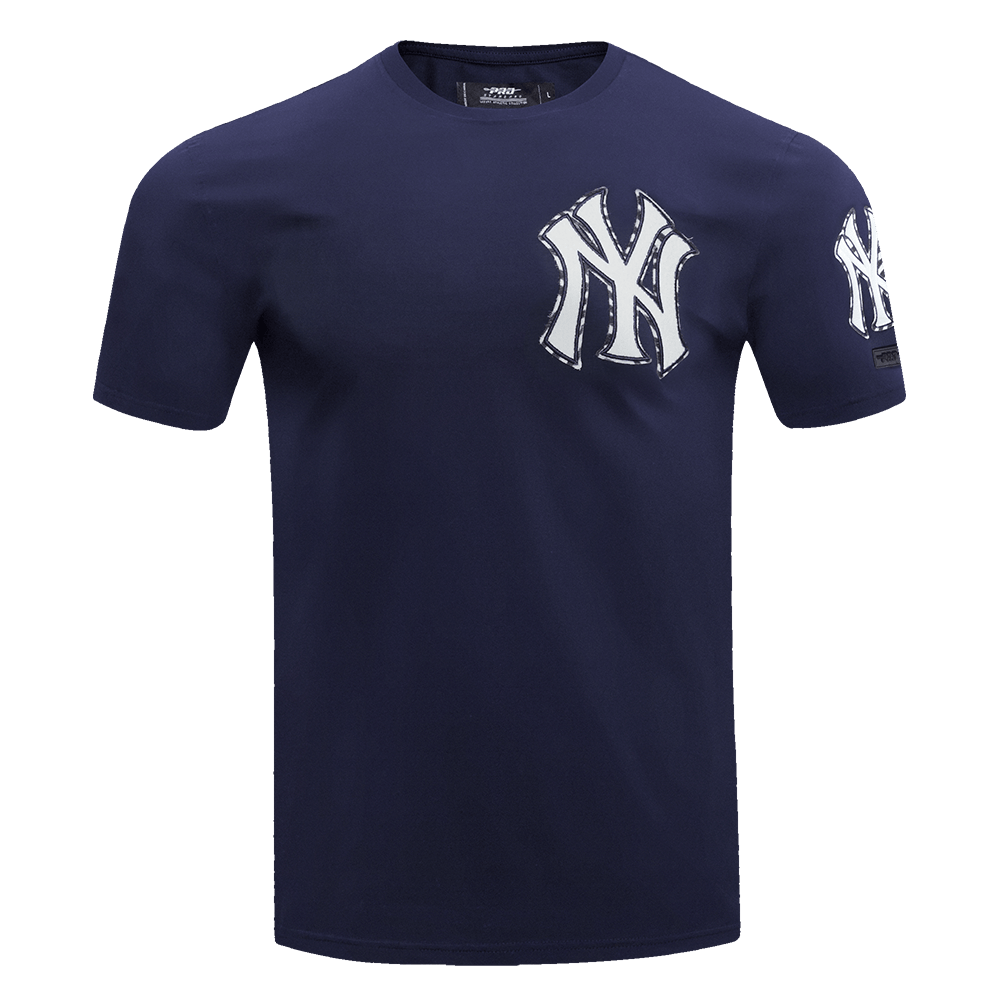 MLB NEW YORK YANKEES ANIMAL PRINT SINGLE JERSEY MEN'S TEE (MIDNIGHT NAVY)