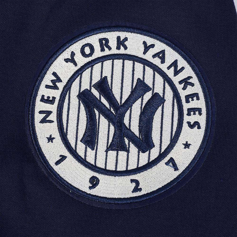 MLB NEW YORK YANKEES MODERN ORIGINALS MEN'S LS RUGBY (MIDNIGHT NAVY)