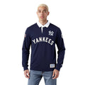 MLB NEW YORK YANKEES MODERN ORIGINALS MEN'S LS RUGBY (MIDNIGHT NAVY)