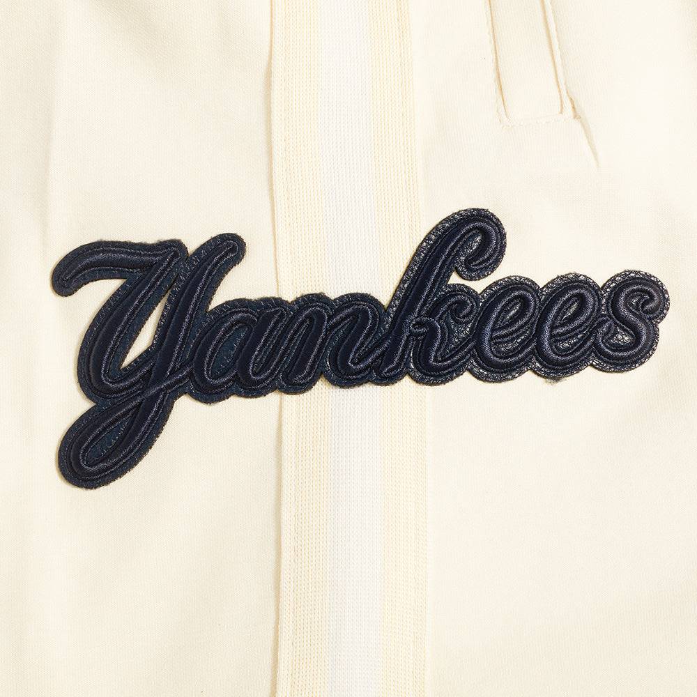 MLB NEW YORK YANKEES TRIPLE TONAL DOUBLE KNIT MEN'S SHORT (EGGSHELL)