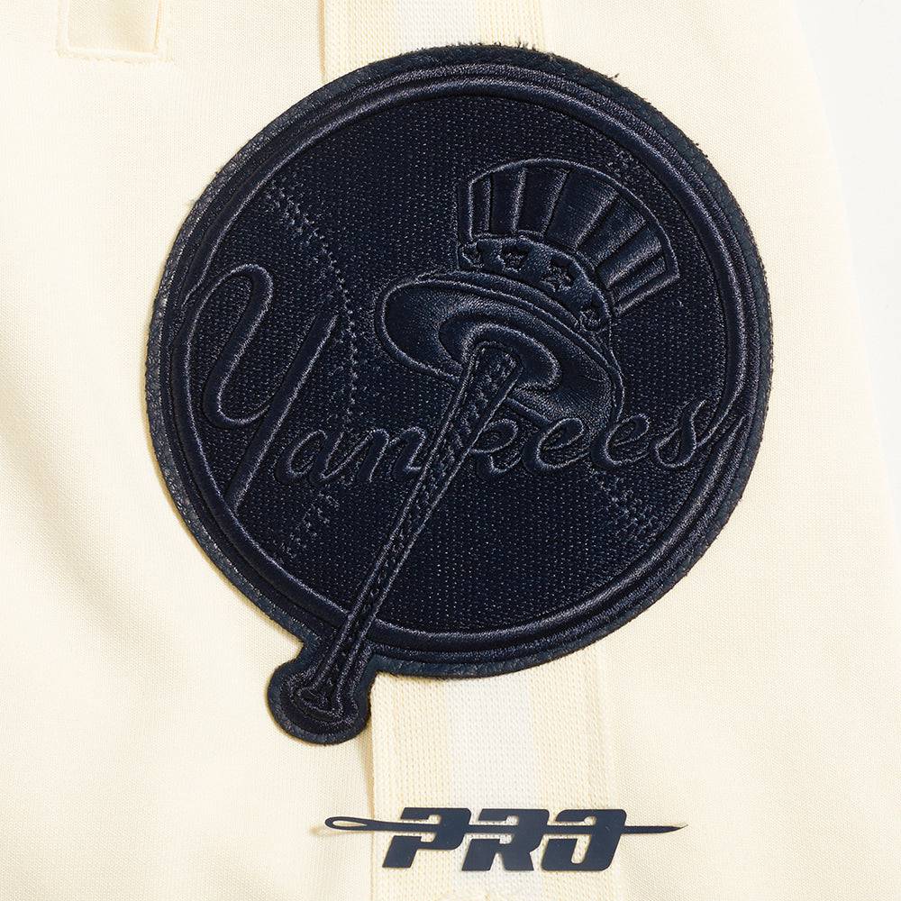 MLB NEW YORK YANKEES TRIPLE TONAL DOUBLE KNIT MEN'S SHORT (EGGSHELL)