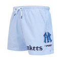 MLB NEW YORK YANKEES COUNTRY CLUB MEN'S SEERSUCKER SHORT (SEERSUCKER BLUE)