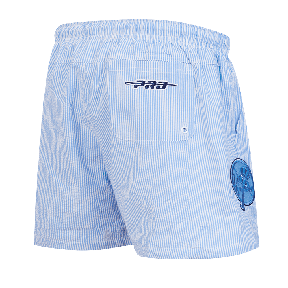 MLB NEW YORK YANKEES COUNTRY CLUB MEN'S SEERSUCKER SHORT (SEERSUCKER BLUE)