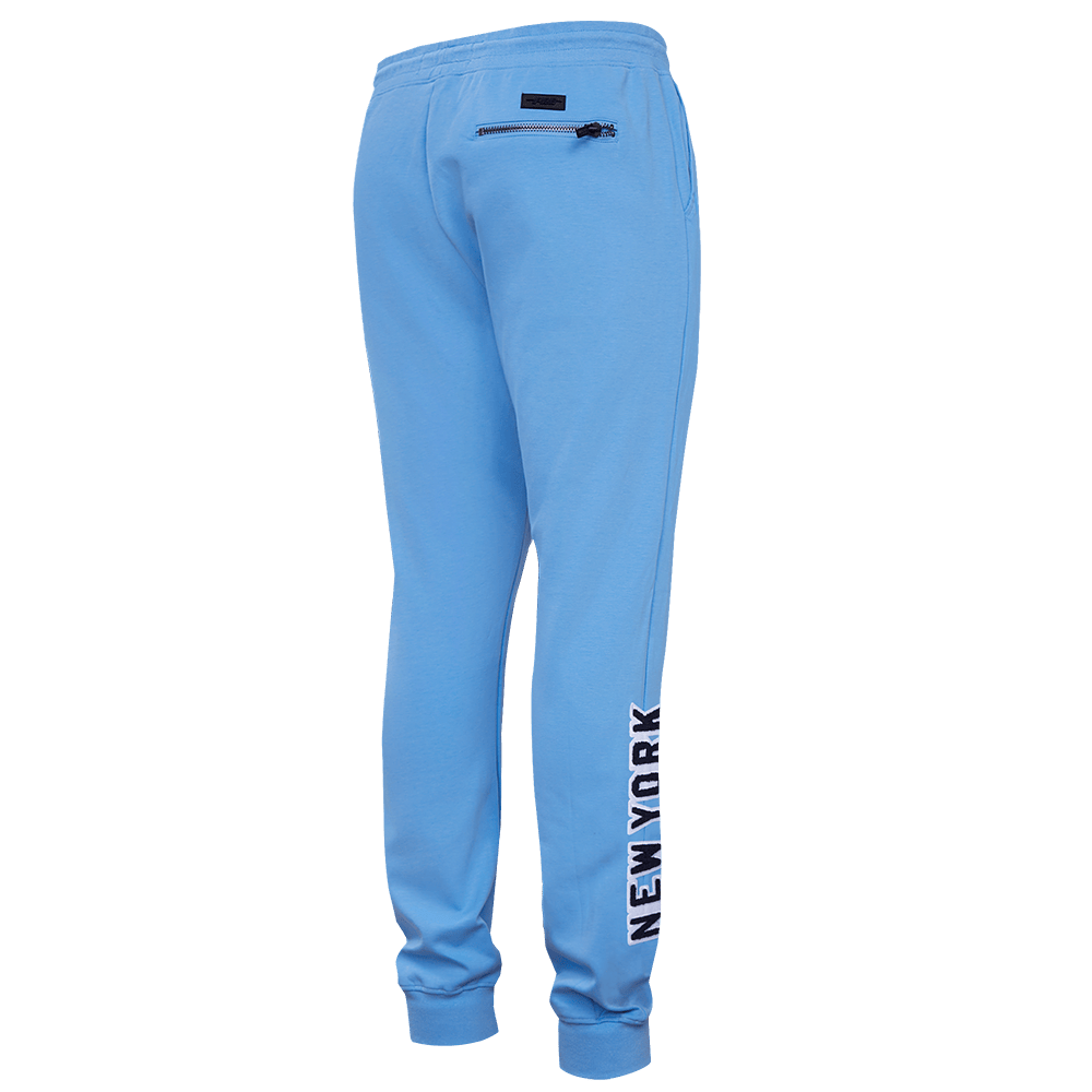 PANTALÓN JOGGER CLÁSICO DE CHENILLA PARA HOMBRE MLB NEW YORK YANKEES (AZUL UNIVERSITARIO)