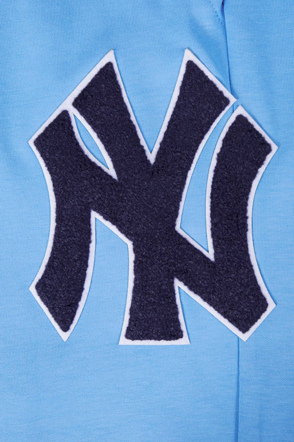 PANTALÓN JOGGER CLÁSICO DE CHENILLA PARA HOMBRE MLB NEW YORK YANKEES (AZUL UNIVERSITARIO)