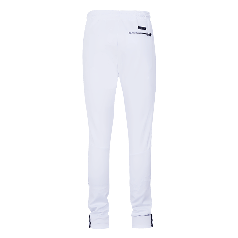 MLB NEW YORK YANKEES CLASSIC MEN'S DOUBLE KINT TRACK PANT (WHITE/MIDNIGHT NAVY)