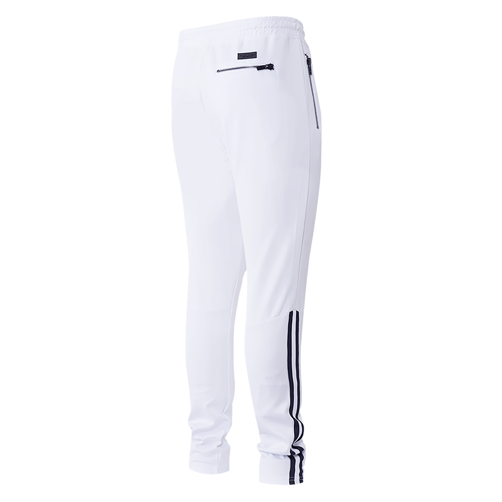 MLB NEW YORK YANKEES CLASSIC MEN'S DOUBLE KINT TRACK PANT (WHITE/MIDNIGHT NAVY)