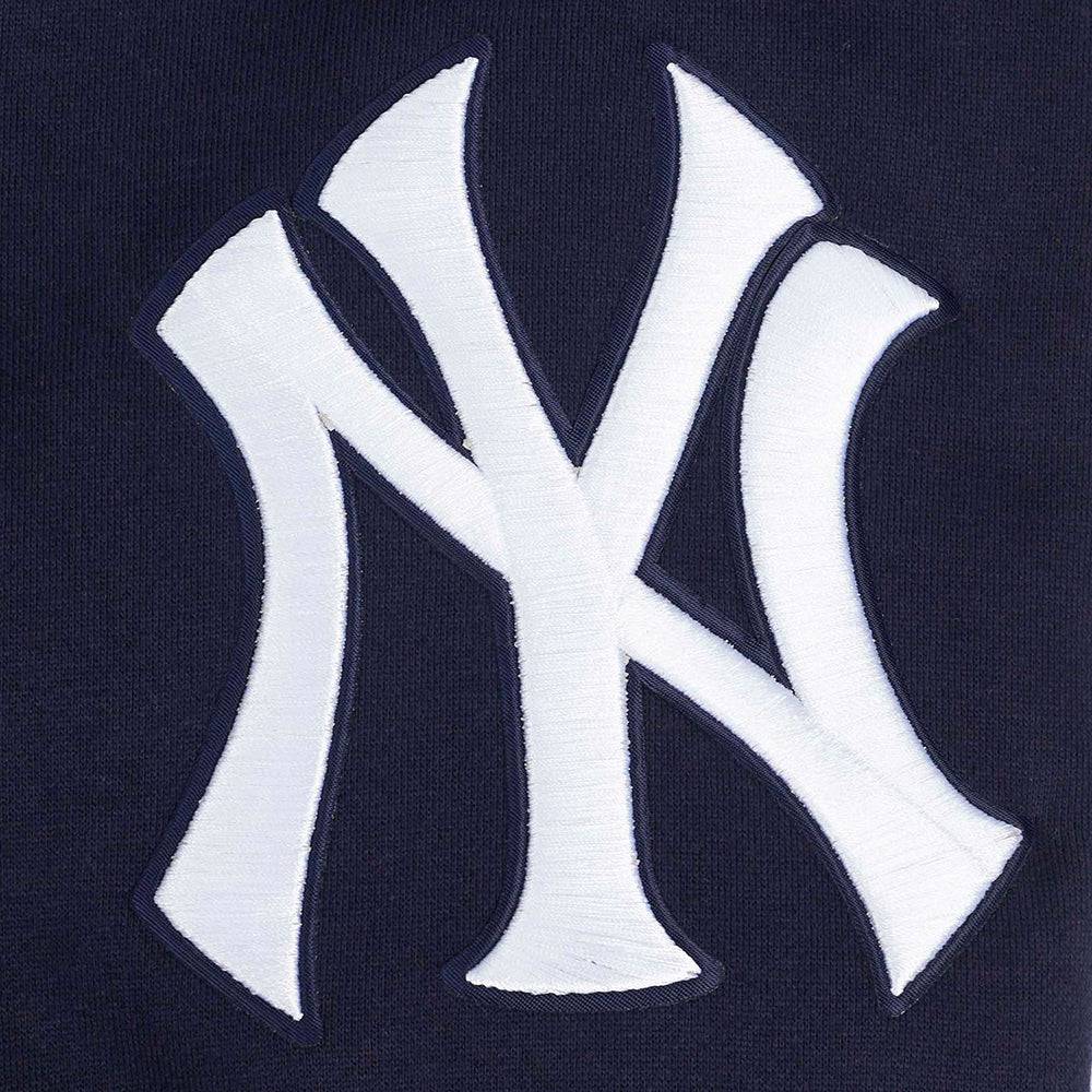 MLB NEW YORK YANKEES CITY SIGNATURE MEN'S DROP SHOULDER FLC CREWNECK (MIDNIGHT NAVY)