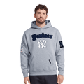 MLB NEW YORK YANKEES BEST OF MEN'S DROP SHOULDER PO HOODIE (DARK HEATHER GRAY)