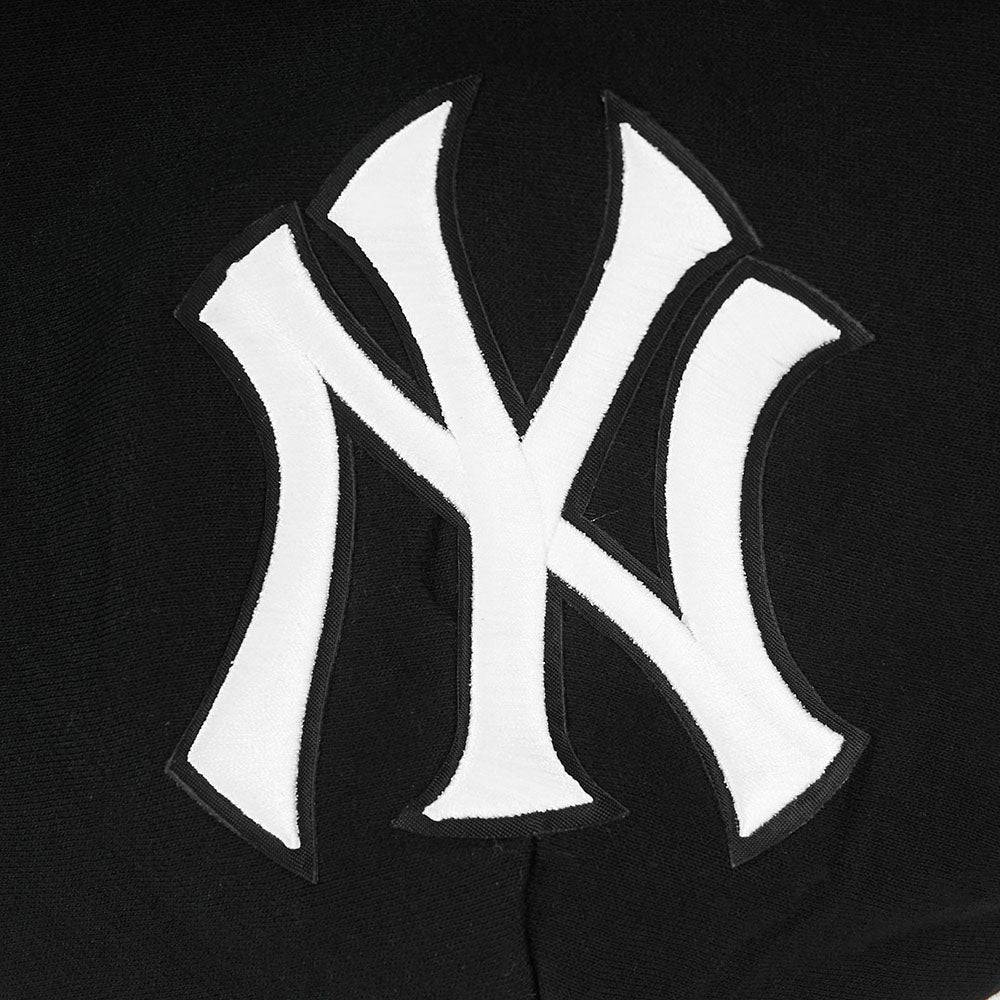 MLB NEW YORK YANKEES WINGSPAN MEN'S DROP SHOULDER FLC PO HOODIE (BLACK)