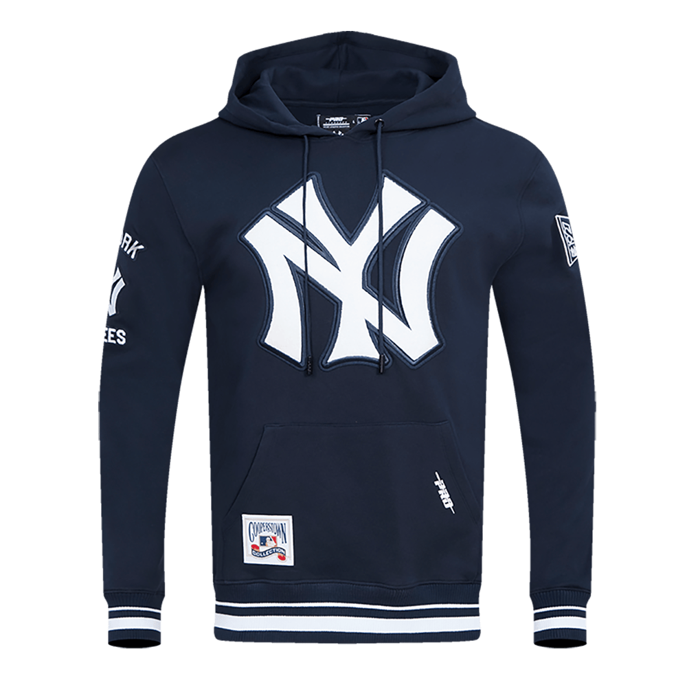 MLB NEW YORK YANKEES RETRO CLASSIC MEN'S PULLOVER HOODIE (MIDNIGHT NAVY)
