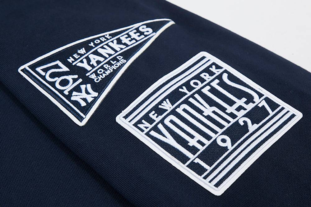 MLB NEW YORK YANKEES RETRO CLASSIC MEN'S PULLOVER HOODIE (MIDNIGHT NAVY)