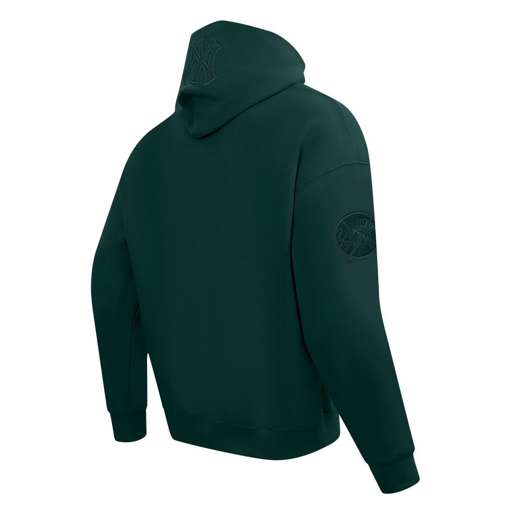 MLB NEW YORK YANKEES NEUTRAL MEN'S DROP SHOULDER PO HOODIE (FOREST GREEN)