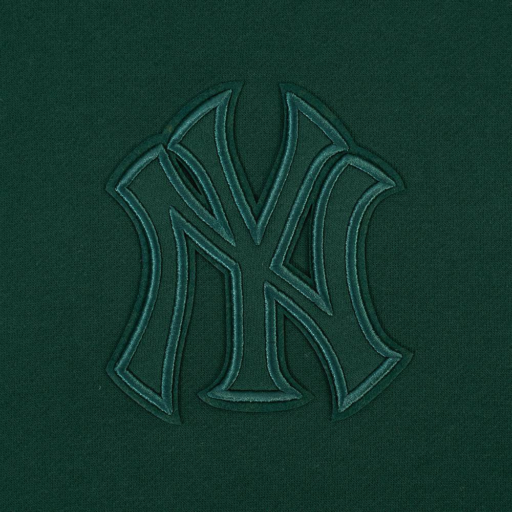 MLB NEW YORK YANKEES NEUTRAL MEN'S DROP SHOULDER PO HOODIE (FOREST GREEN)