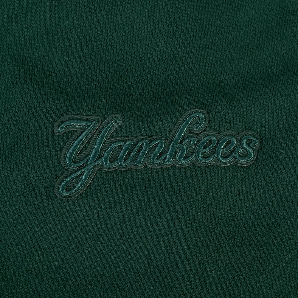 MLB NEW YORK YANKEES NEUTRAL MEN'S DROP SHOULDER PO HOODIE (FOREST GREEN)