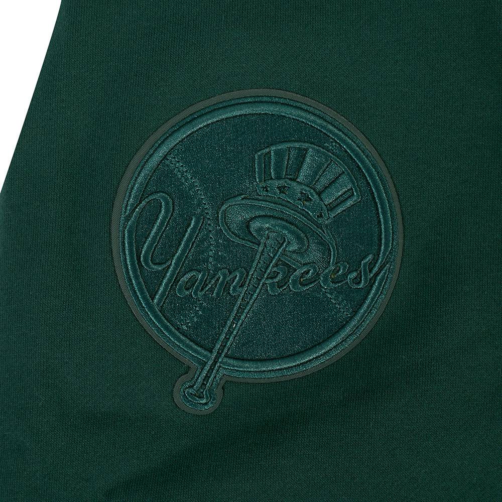 MLB NEW YORK YANKEES NEUTRAL MEN'S DROP SHOULDER PO HOODIE (FOREST GREEN)