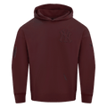 MLB NEW YORK YANKEES SUDADERA CON CAPUCHA PO PARA HOMBRE DE COLOR NEUTRO CON HOMBROS CAÍDOS (BORGOÑA)