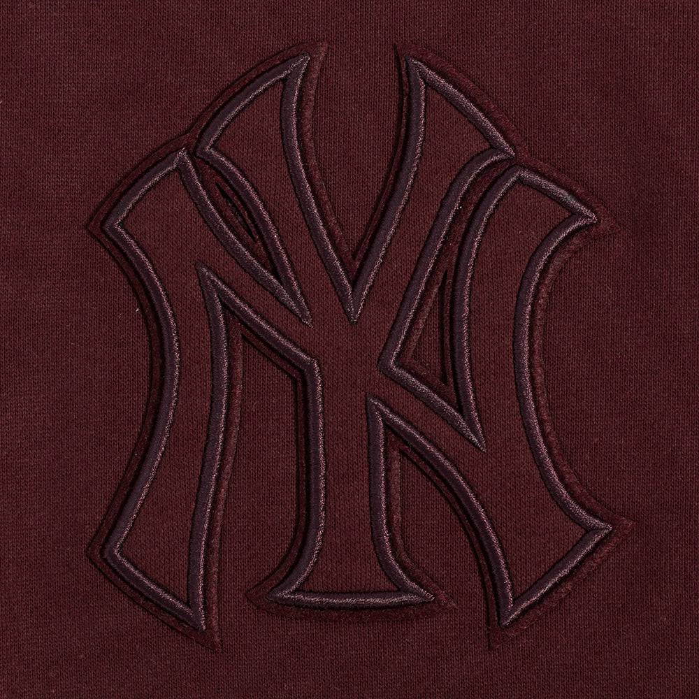 MLB NEW YORK YANKEES SUDADERA CON CAPUCHA PO PARA HOMBRE DE COLOR NEUTRO CON HOMBROS CAÍDOS (BORGOÑA)