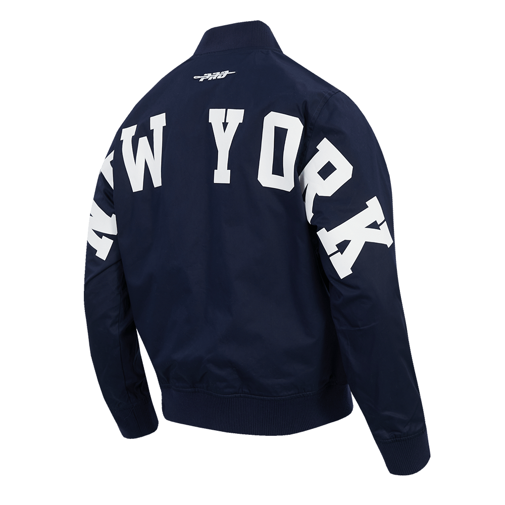MLB NEW YORK YANKEES WINGSPAN MEN'S TWILL JACKET (MIDNIGHT NAVY)