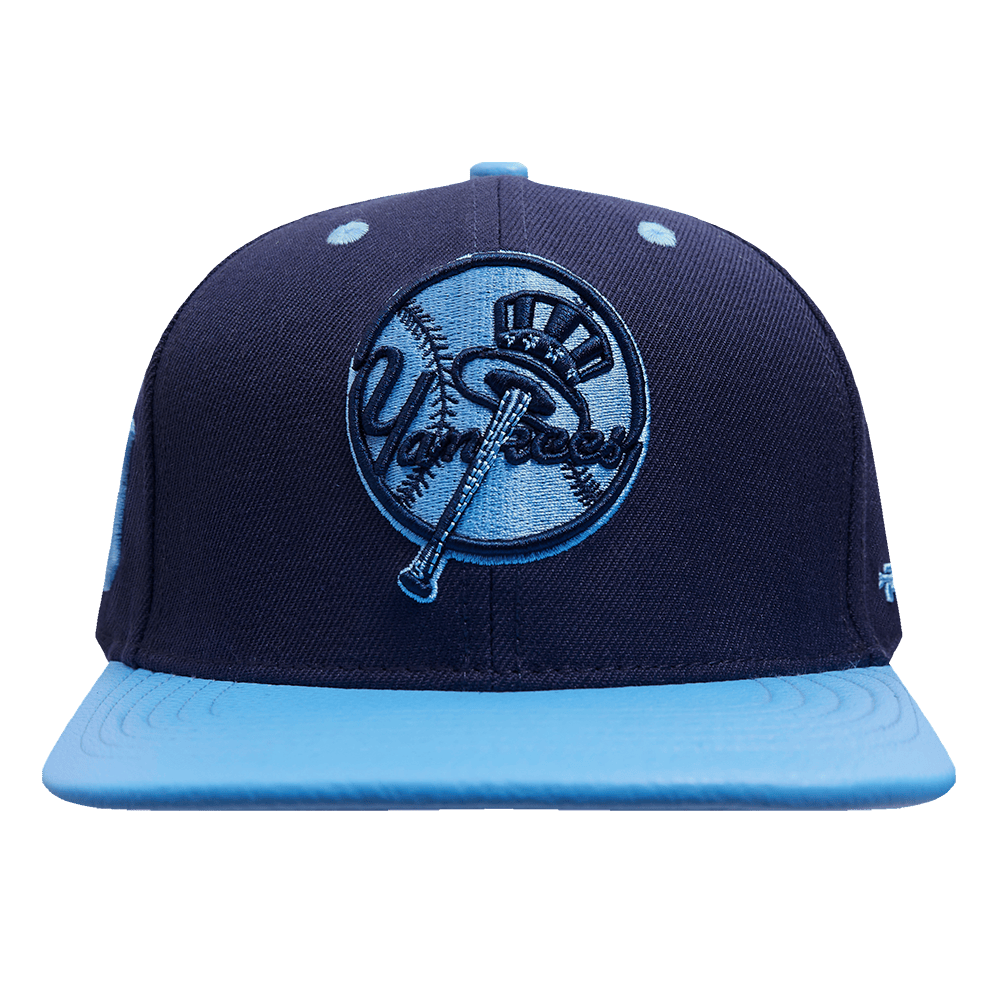 MLB NEW YORK YANKEES BLUEBERRY 2 TONE LOGO STRAPBACK (MIDNIGHT NAVY/ UNIVERSITY BLUE)
