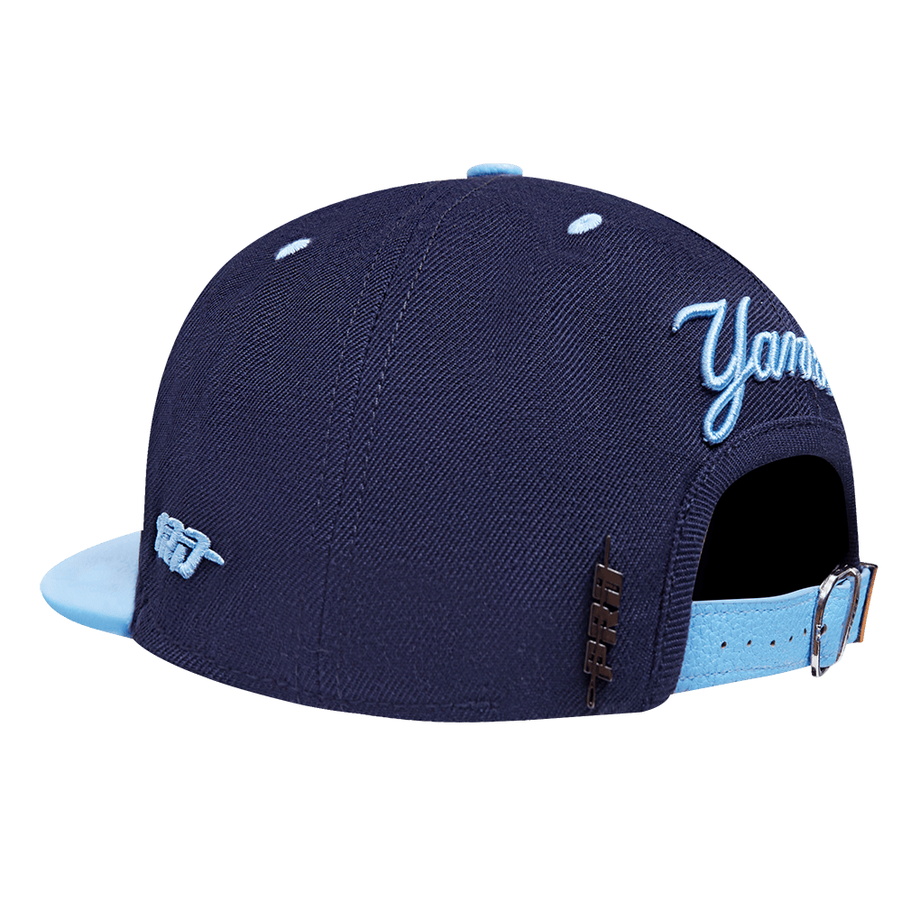 MLB NEW YORK YANKEES BLUEBERRY 2 TONE LOGO STRAPBACK (MIDNIGHT NAVY/ UNIVERSITY BLUE)