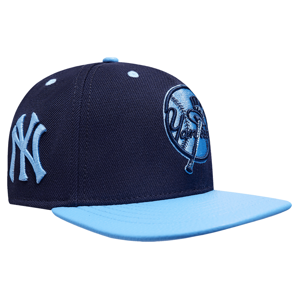 MLB NEW YORK YANKEES BLUEBERRY 2 TONE LOGO STRAPBACK (MIDNIGHT NAVY/ UNIVERSITY BLUE)