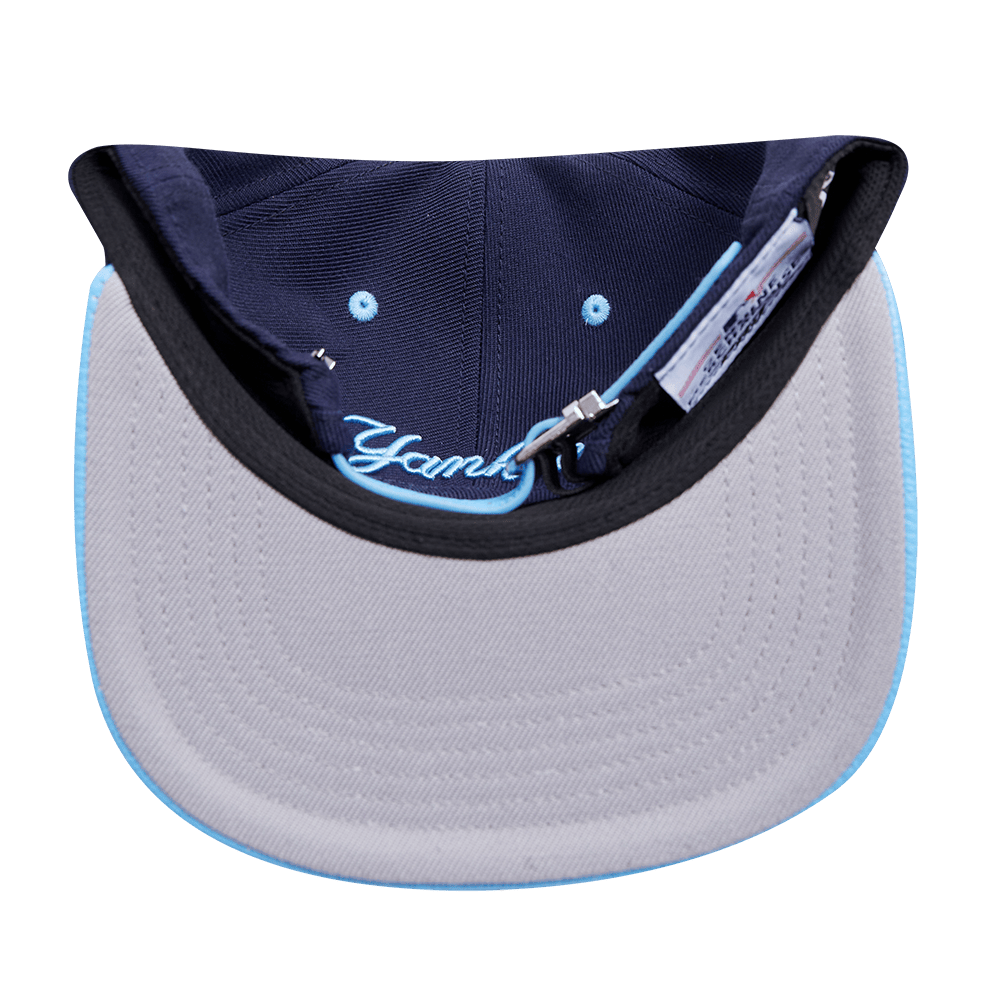 MLB NEW YORK YANKEES BLUEBERRY 2 TONE LOGO STRAPBACK (MIDNIGHT NAVY/ UNIVERSITY BLUE)