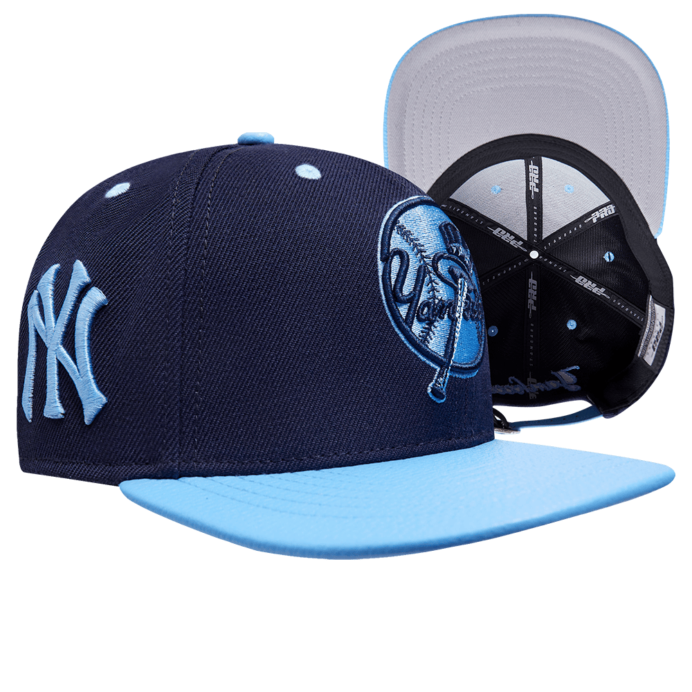 MLB NEW YORK YANKEES BLUEBERRY 2 TONE LOGO STRAPBACK (MIDNIGHT NAVY/ UNIVERSITY BLUE)
