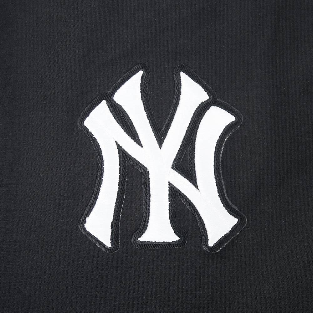 MLB NEW YORK YANKEES WINGSPAN WOMEN'S SJ BOXY TEE (BLACK)