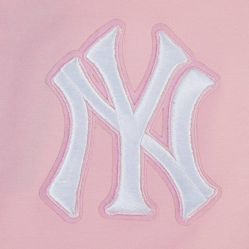 MLB NEW YORK YANKEES WINGSPAN WOMEN'S SJ BOXY TEE (PINK)