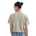MLB NEW YORK YANKEES WINGSPAN WOMEN'S SJ BOXY TEE (TAUPE)