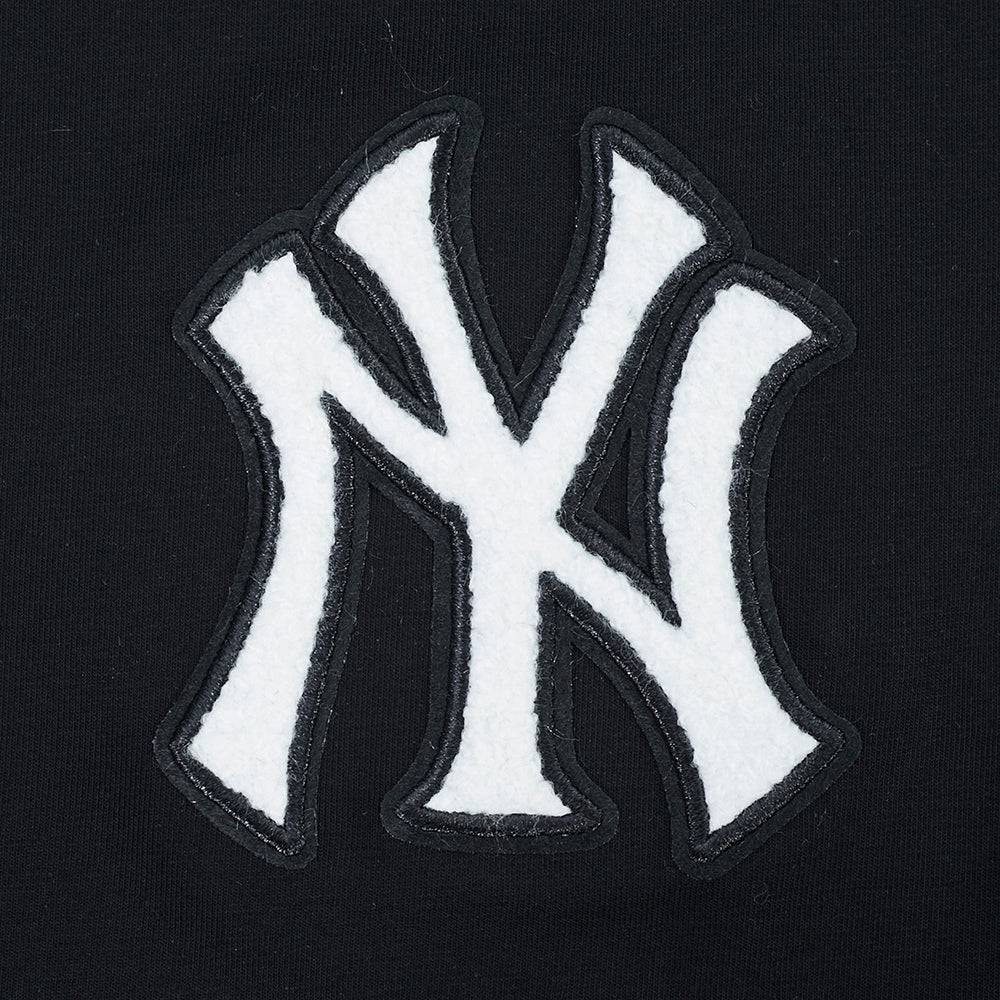 MLB NEW YORK YANKEES CLASSIC CHENILLE WOMEN'S BODYCON DRESS (BLACK)