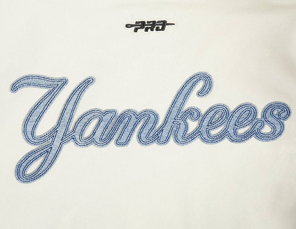 NEW YORK YANKEES VARSITY BLUES BIG BOY'S FLEECE PO HOODIE (LINEN)