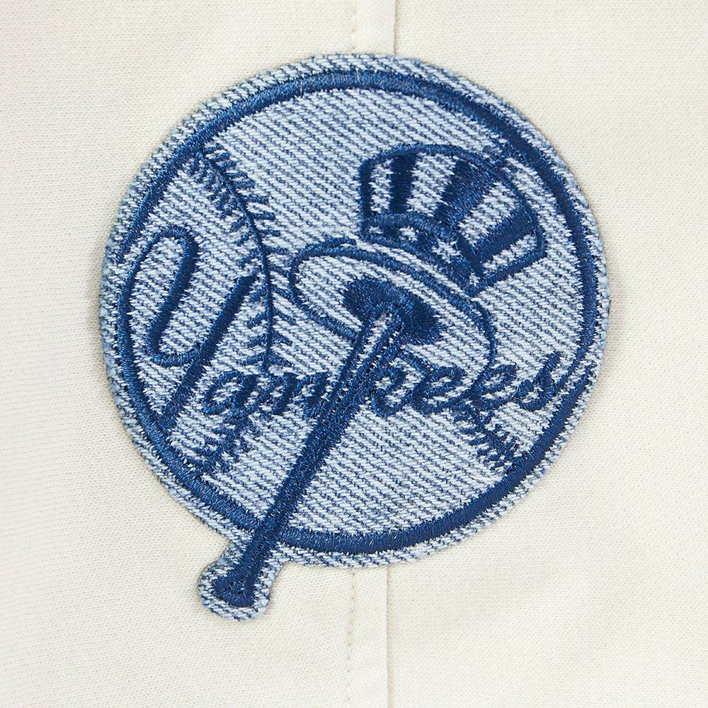 NEW YORK YANKEES VARSITY BLUES BIG BOY'S FLEECE PO HOODIE (LINEN)