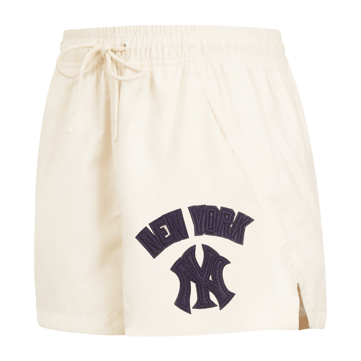 MLB NEW YORK YANKEES TRIPLE TONAL W WOVEN WOMEN'S SHORT (EGGSHELL)
