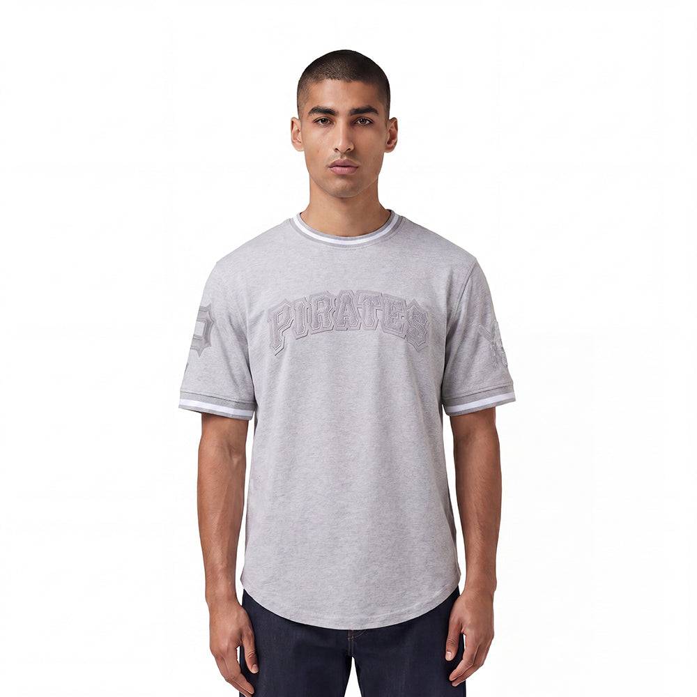 MLB PITTSBURGH PIRATES TRIPLE TONAL DK TEE (HEATHER GREY)