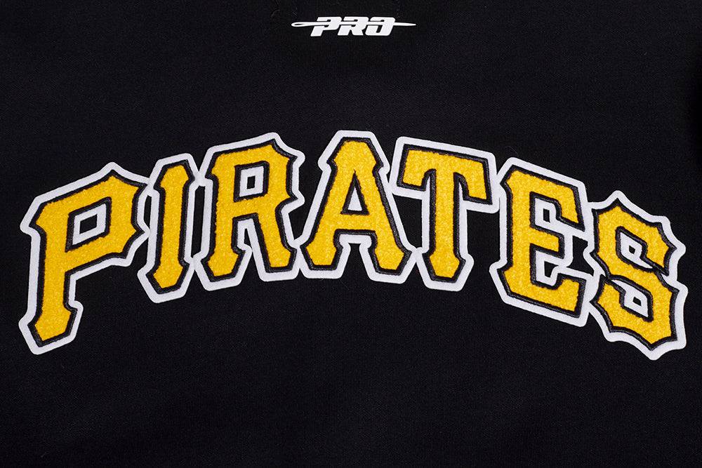 CHAQUETA DE CALENTAMIENTO CLÁSICA PARA HOMBRE MLB PITTSBURGH PIRATES (NEGRA/AMARILLA)