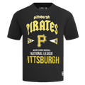 MLB PITTSBURGH PIRATES CITY TOUR CJ DROP SHOULDER TEE (BLACK)