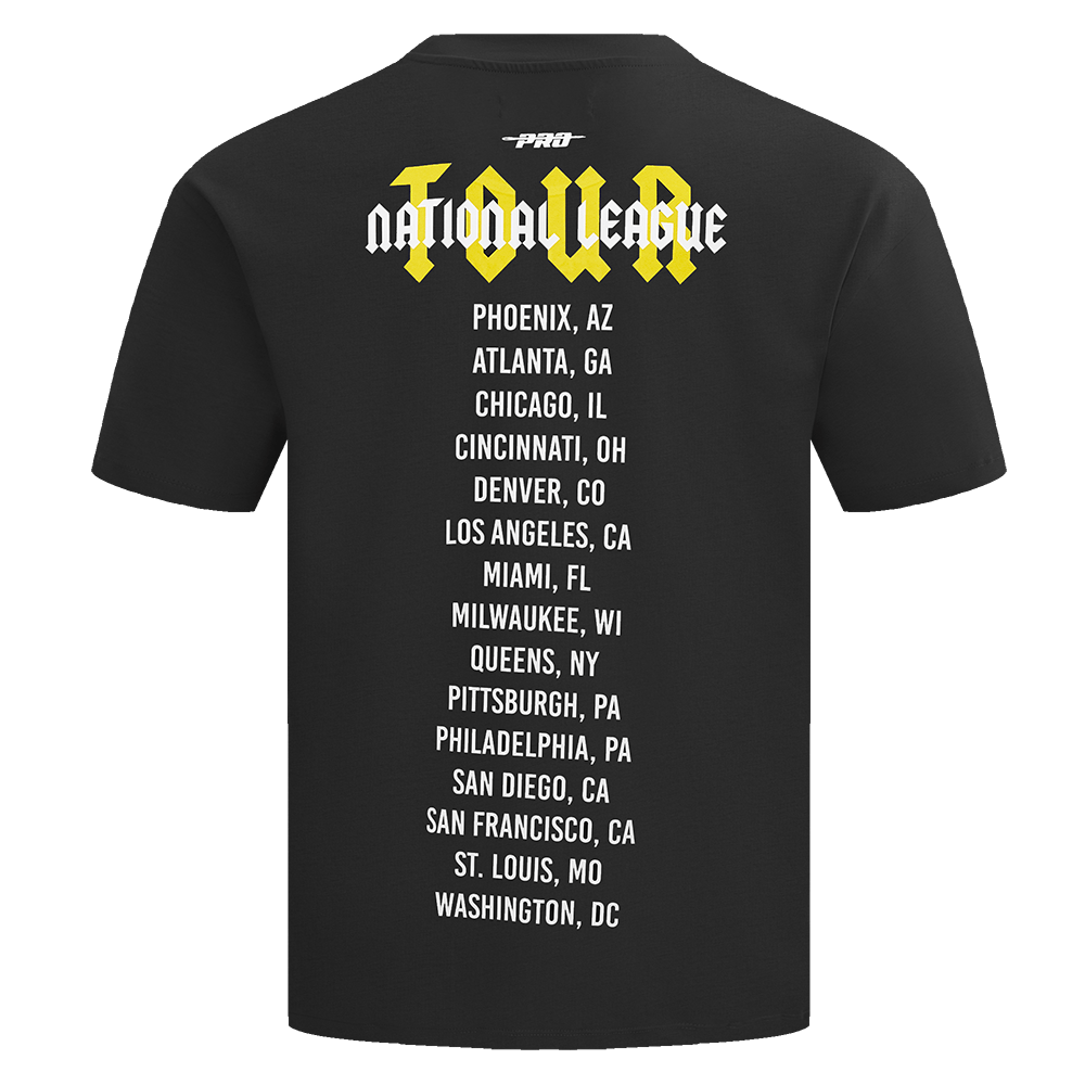 MLB PITTSBURGH PIRATES CITY TOUR CJ DROP SHOULDER TEE (BLACK)