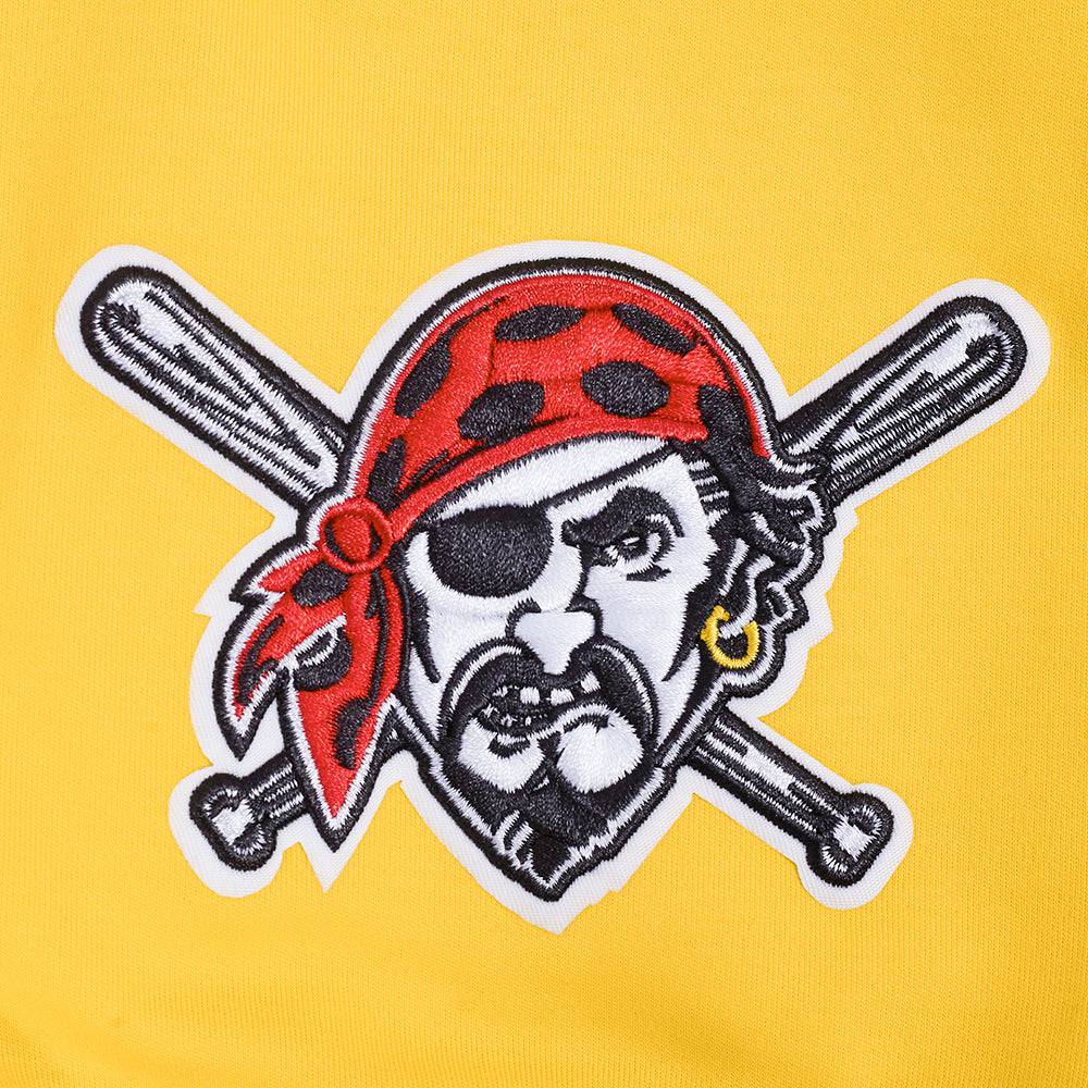 MLB PITTSBURGH PIRATES PAUL SKENES #30 CLASSIC MEN'S SHORT SLEEVE PULLOVER HOODIE (YELLOW/BLACK)
