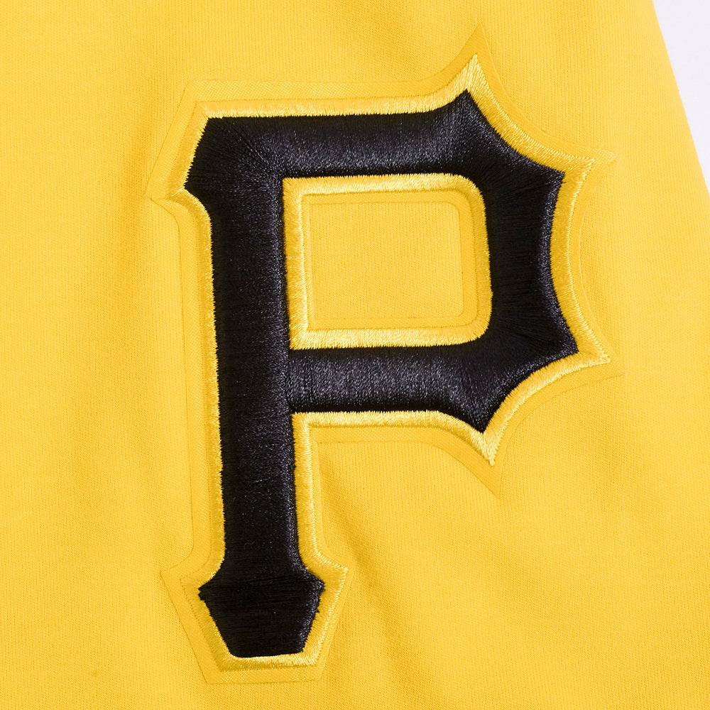 MLB PITTSBURGH PIRATES PAUL SKENES #30 CLASSIC MEN'S SHORT SLEEVE PULLOVER HOODIE (YELLOW/BLACK)