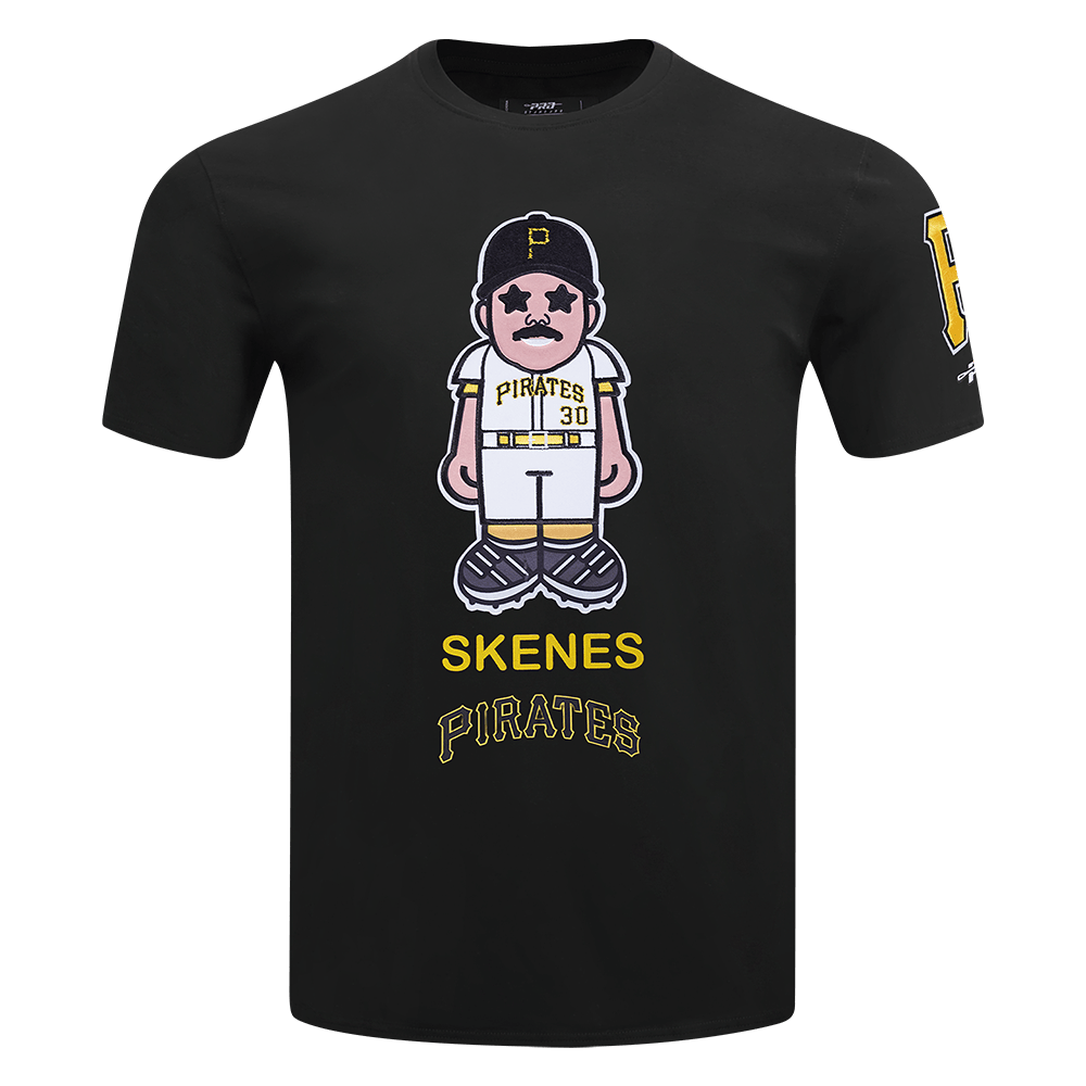 MLB PITTSBURGH PIRATES PAUL SKENES #30 AVATAR SINGLE JERSEY MEN'S TOP (BLACK)