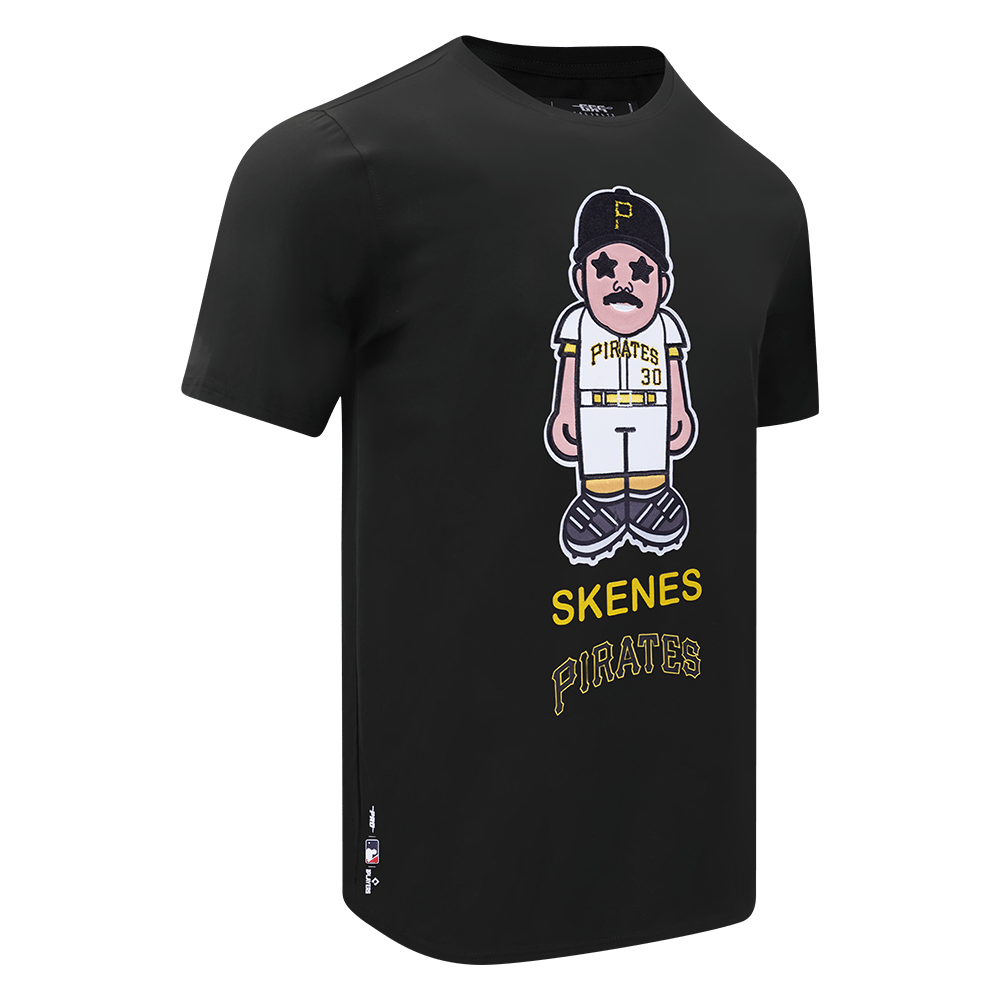 MLB PITTSBURGH PIRATES PAUL SKENES #30 AVATAR SINGLE JERSEY MEN'S TOP (BLACK)