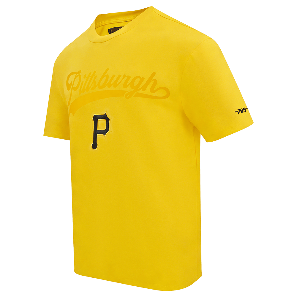 MLB PITTSBURGH PIRATES LIVING LARGE MEN'S CJ DROP SHOULDER TEE (YELLOW)