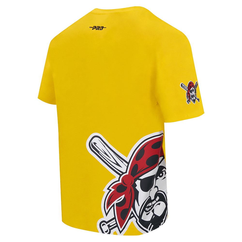 MLB PITTSBURGH PIRATES LIVING LARGE MEN'S CJ DROP SHOULDER TEE (YELLOW)
