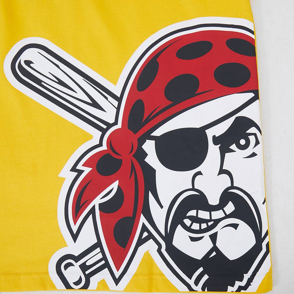 MLB PITTSBURGH PIRATES LIVING LARGE MEN'S CJ DROP SHOULDER TEE (YELLOW)